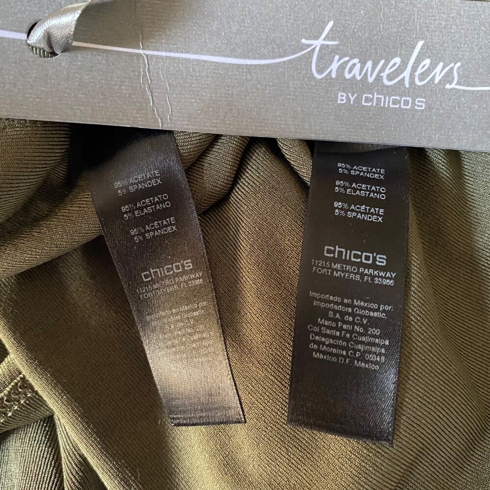 TRAVELERS CLASSIC Back Button Jacket sz 3 (US XL) w/ Tank sz 2 Cypress Fern NWT - Picture 11 of 12